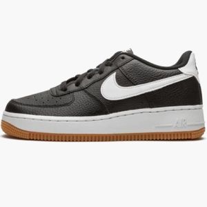 Black Nike Air Force 1 Gum Sole 9.5
